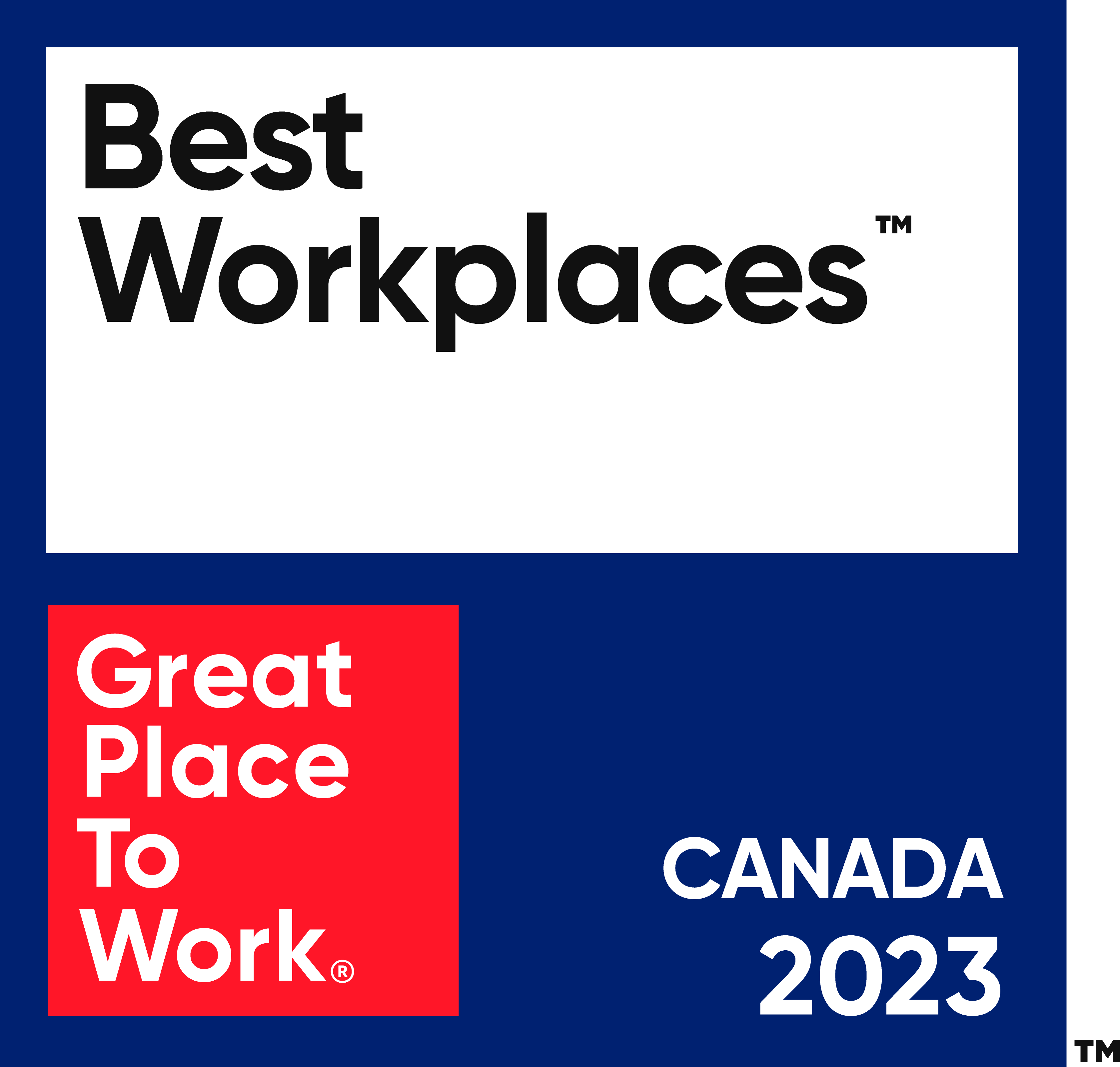 great place to work in Canada 2023