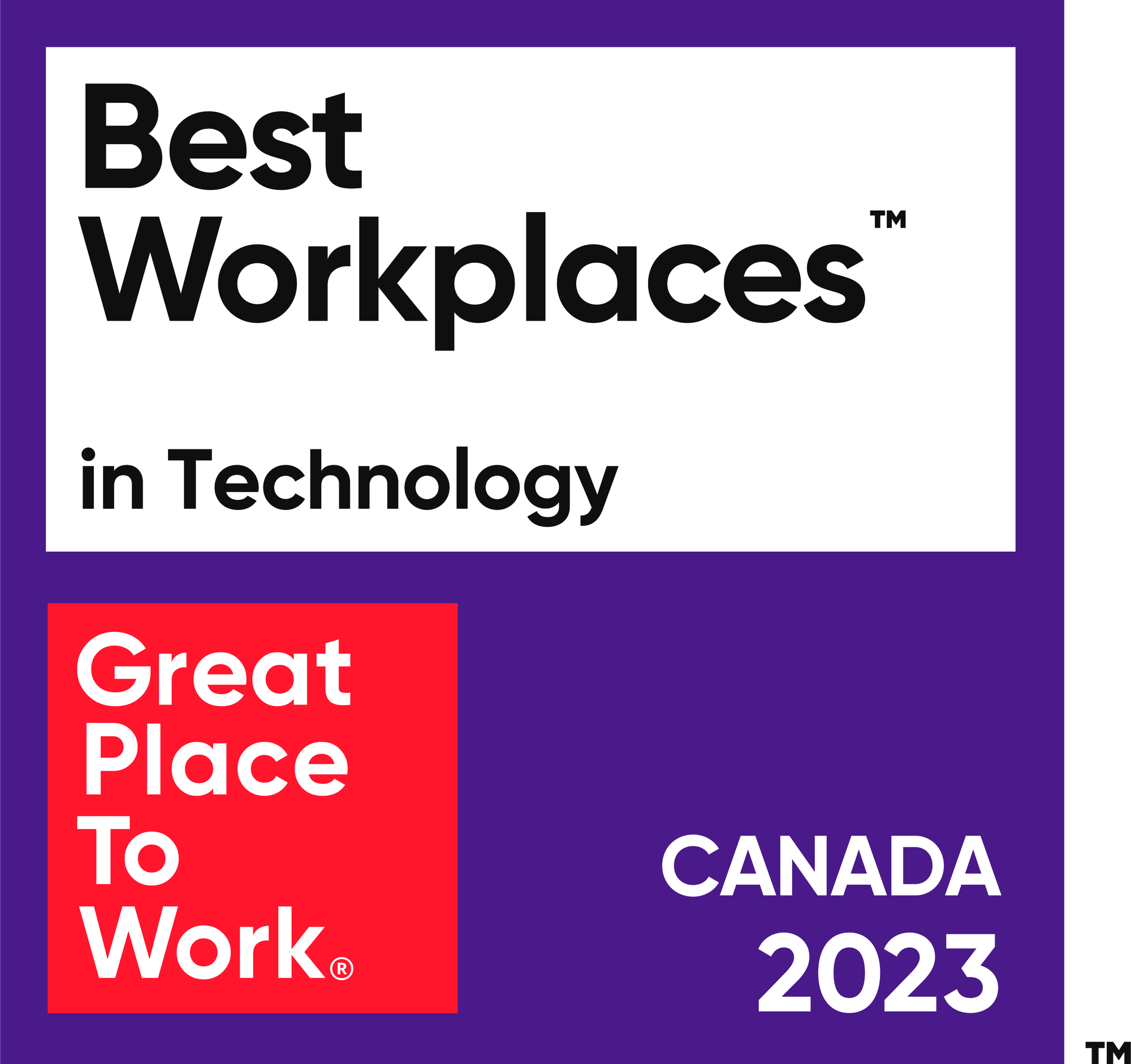 great place to work in technology 2023